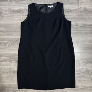 Jones Studio Separates Black Sleeveless Sheath Dress Plus‎ Size 22W Professional